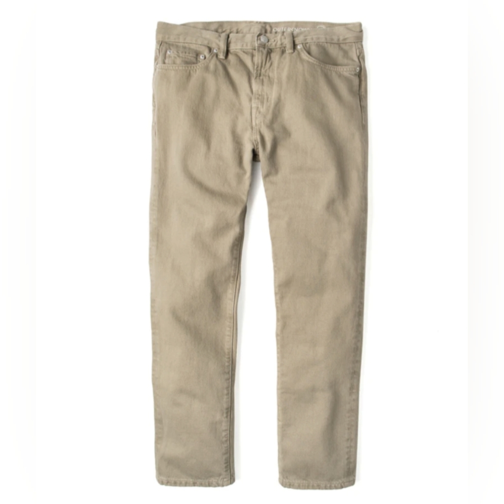 Outerknown Drifter Tapered Fit khaki jeans 31x30
